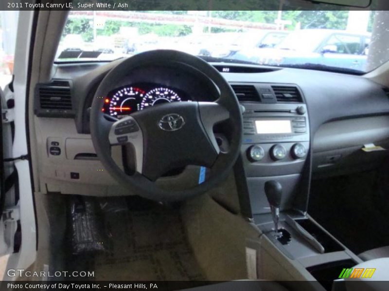 Super White / Ash 2011 Toyota Camry LE