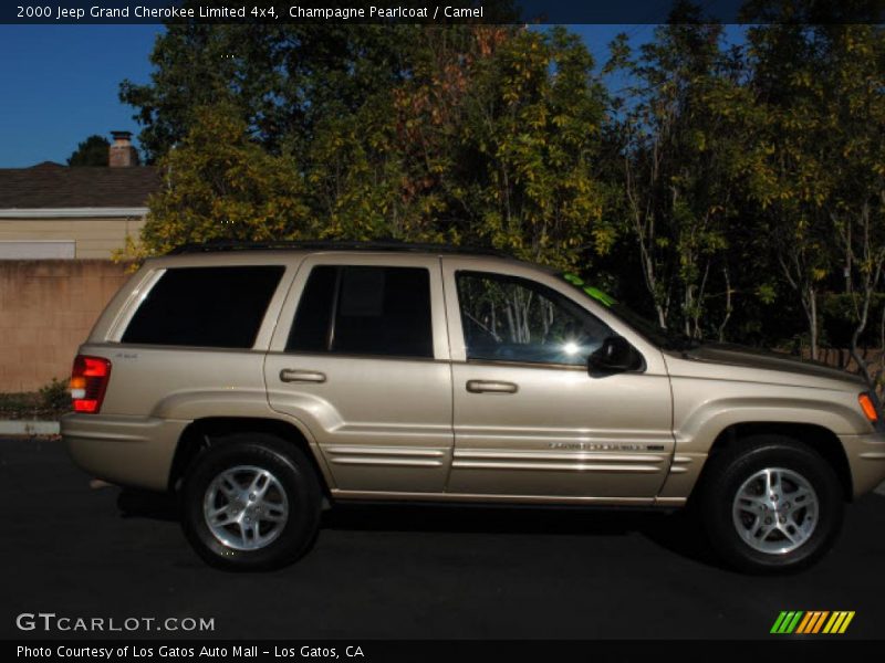Champagne Pearlcoat / Camel 2000 Jeep Grand Cherokee Limited 4x4