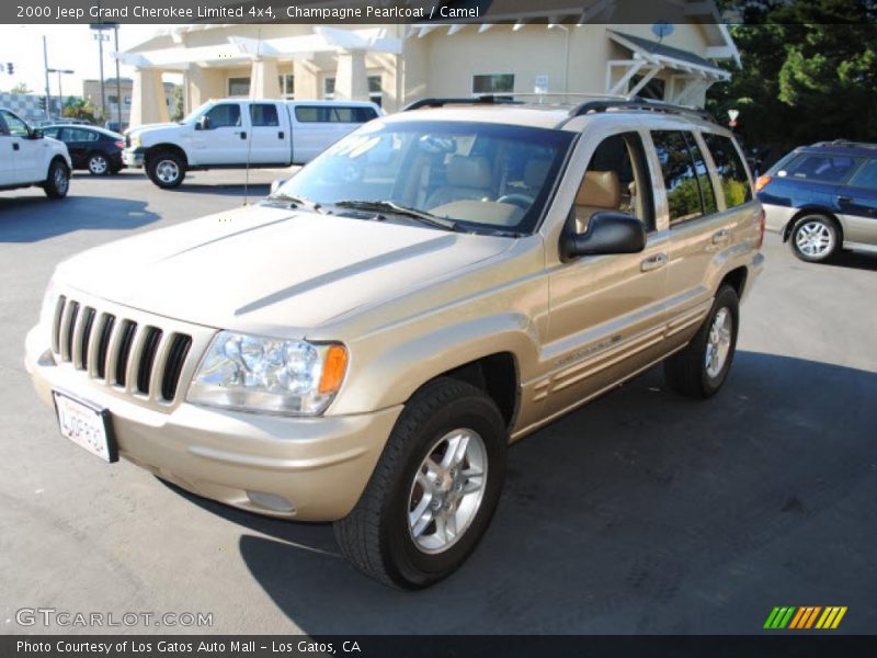 Champagne Pearlcoat / Camel 2000 Jeep Grand Cherokee Limited 4x4