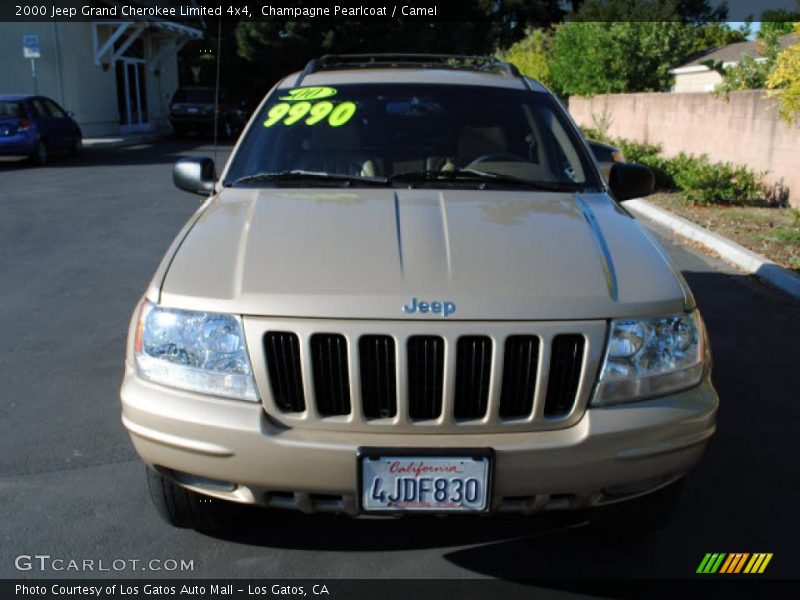 Champagne Pearlcoat / Camel 2000 Jeep Grand Cherokee Limited 4x4