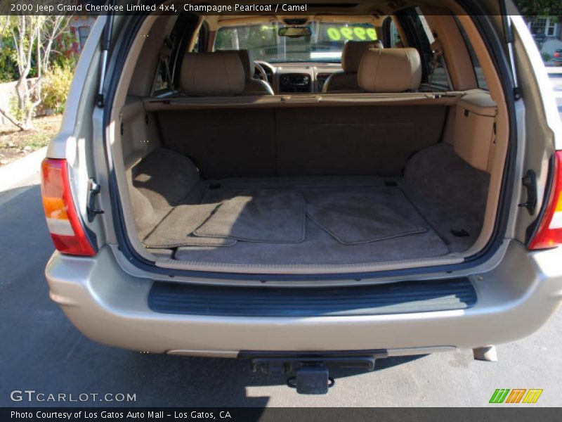 Champagne Pearlcoat / Camel 2000 Jeep Grand Cherokee Limited 4x4