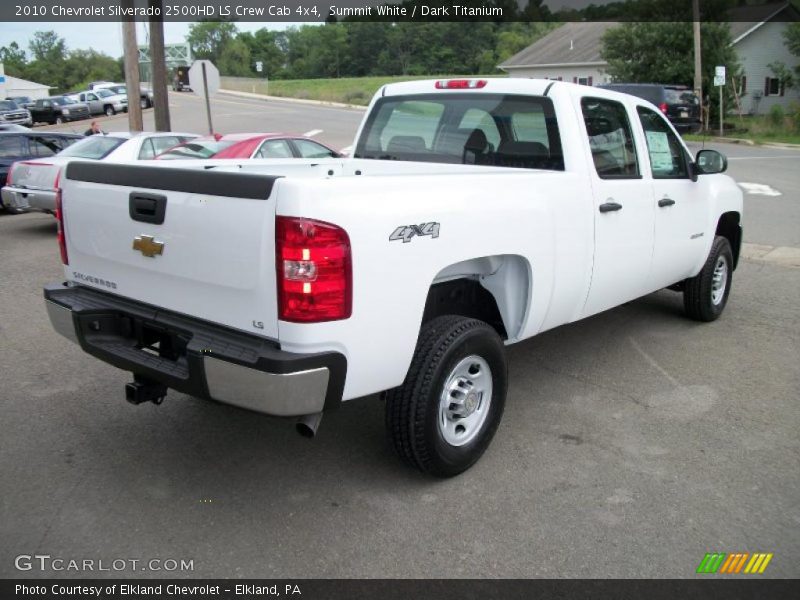 Summit White / Dark Titanium 2010 Chevrolet Silverado 2500HD LS Crew Cab 4x4