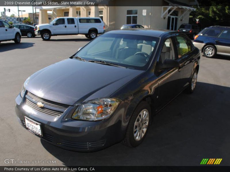 Slate Metallic / Gray 2009 Chevrolet Cobalt LS Sedan