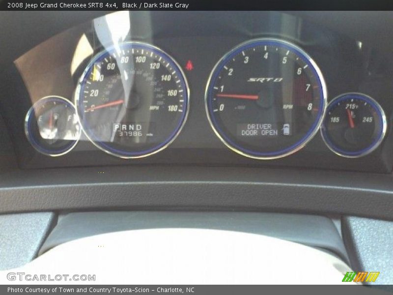 Black / Dark Slate Gray 2008 Jeep Grand Cherokee SRT8 4x4
