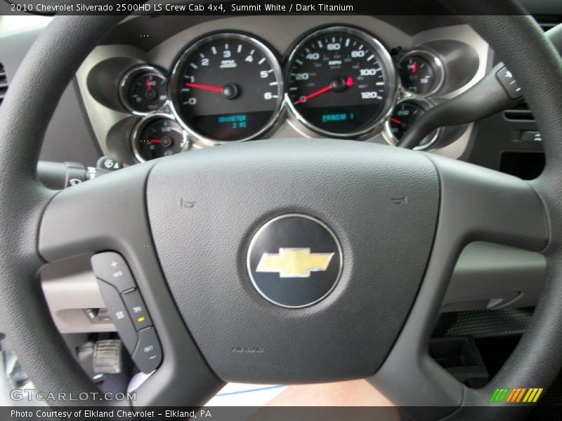 Summit White / Dark Titanium 2010 Chevrolet Silverado 2500HD LS Crew Cab 4x4