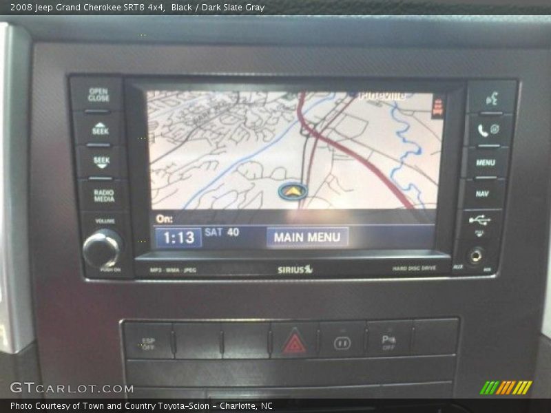 Black / Dark Slate Gray 2008 Jeep Grand Cherokee SRT8 4x4