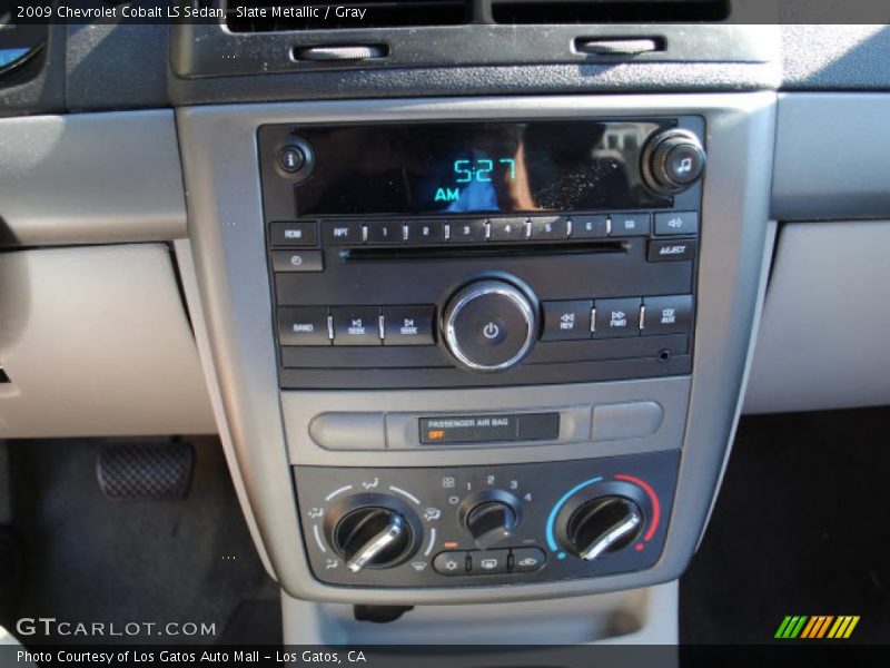 Slate Metallic / Gray 2009 Chevrolet Cobalt LS Sedan