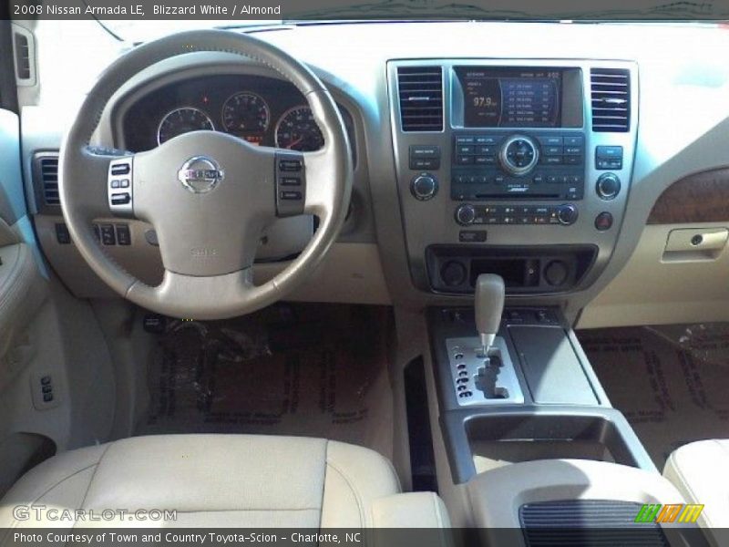 Blizzard White / Almond 2008 Nissan Armada LE