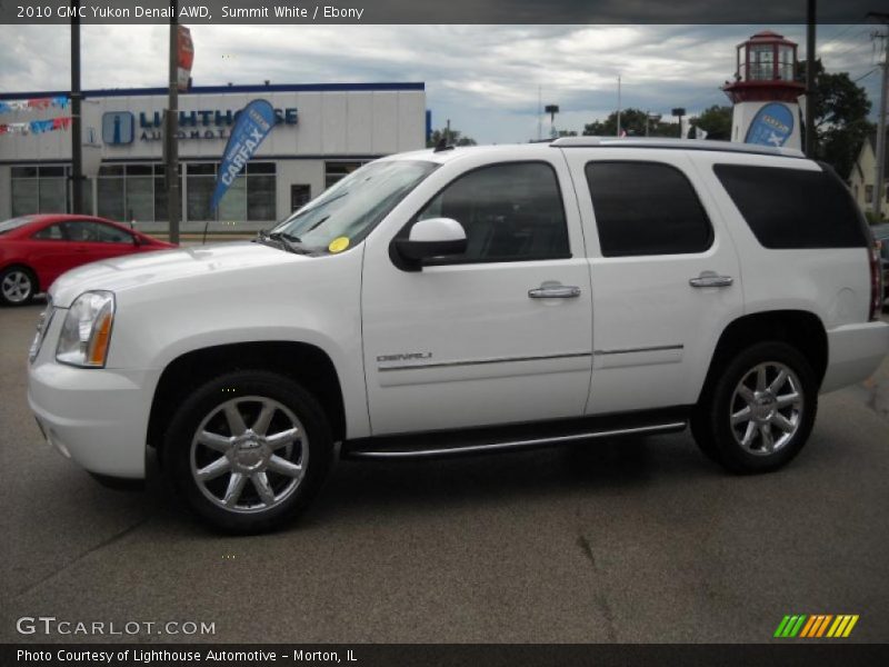 Summit White / Ebony 2010 GMC Yukon Denali AWD