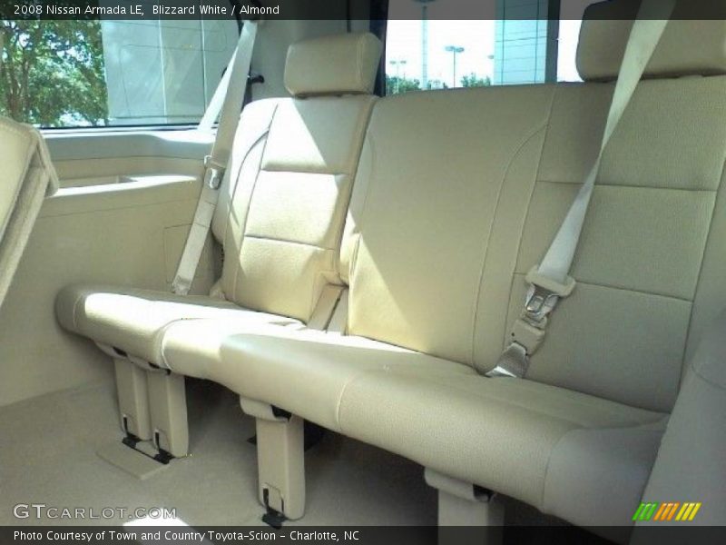 Blizzard White / Almond 2008 Nissan Armada LE