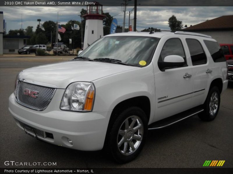 Summit White / Ebony 2010 GMC Yukon Denali AWD