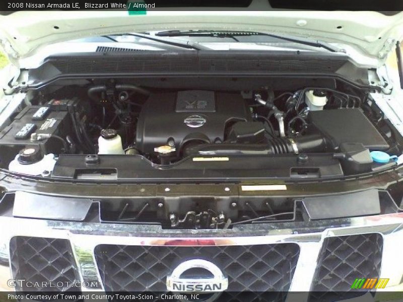 Blizzard White / Almond 2008 Nissan Armada LE