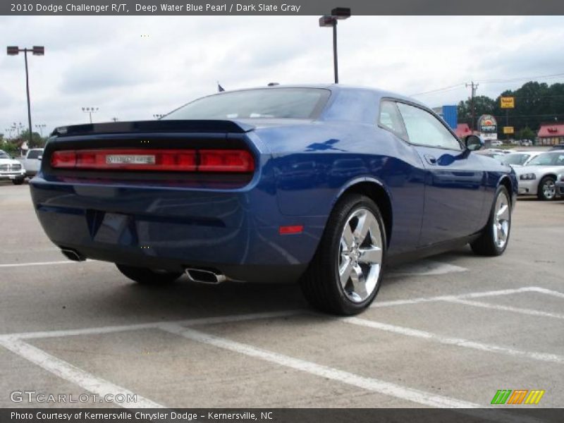 Deep Water Blue Pearl / Dark Slate Gray 2010 Dodge Challenger R/T