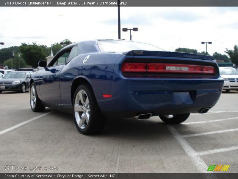 Deep Water Blue Pearl / Dark Slate Gray 2010 Dodge Challenger R/T