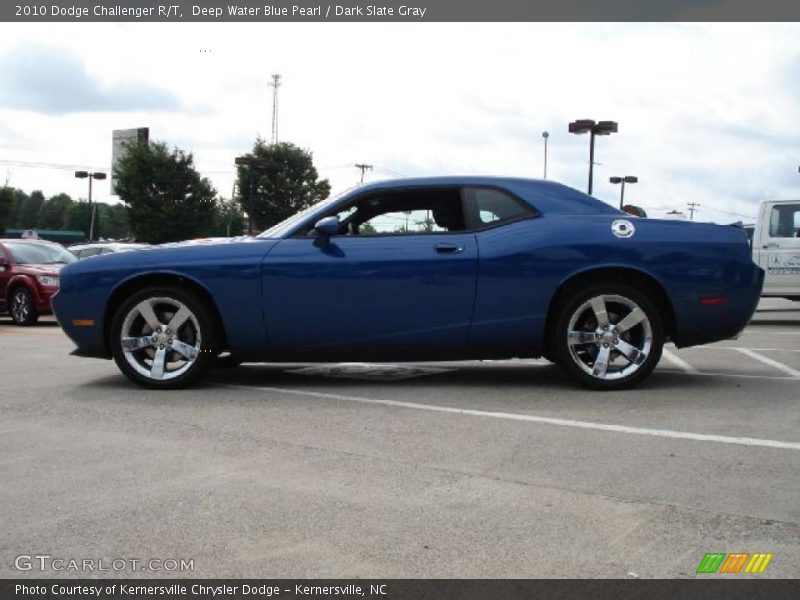 Deep Water Blue Pearl / Dark Slate Gray 2010 Dodge Challenger R/T