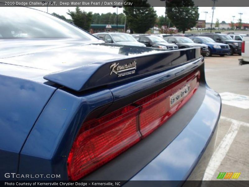Deep Water Blue Pearl / Dark Slate Gray 2010 Dodge Challenger R/T