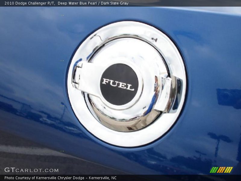 Deep Water Blue Pearl / Dark Slate Gray 2010 Dodge Challenger R/T