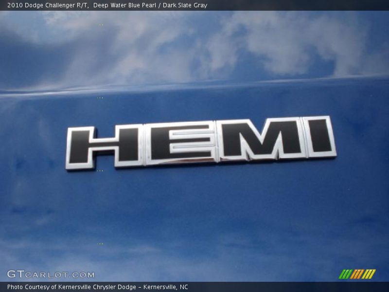 Deep Water Blue Pearl / Dark Slate Gray 2010 Dodge Challenger R/T