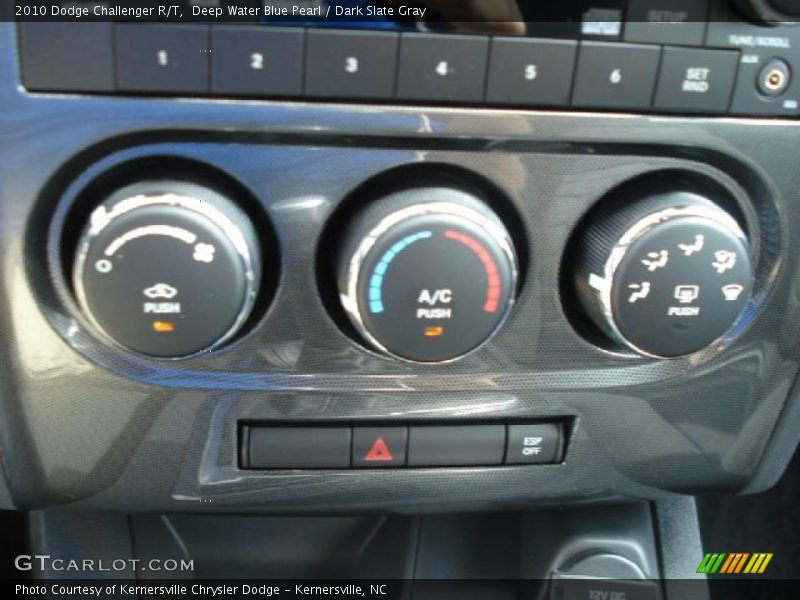 Deep Water Blue Pearl / Dark Slate Gray 2010 Dodge Challenger R/T