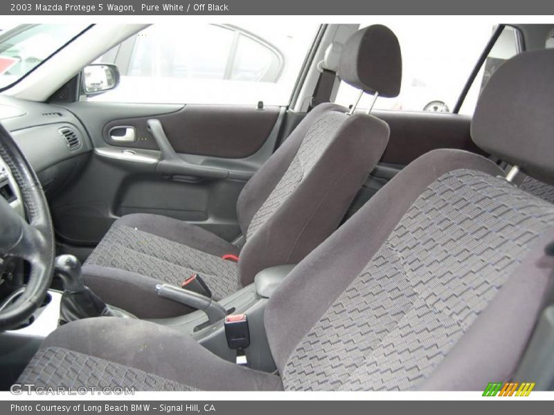 Pure White / Off Black 2003 Mazda Protege 5 Wagon