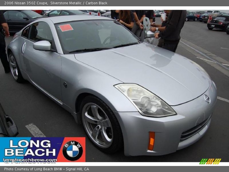 Silverstone Metallic / Carbon Black 2006 Nissan 350Z Coupe