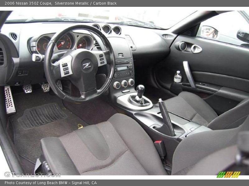 Silverstone Metallic / Carbon Black 2006 Nissan 350Z Coupe
