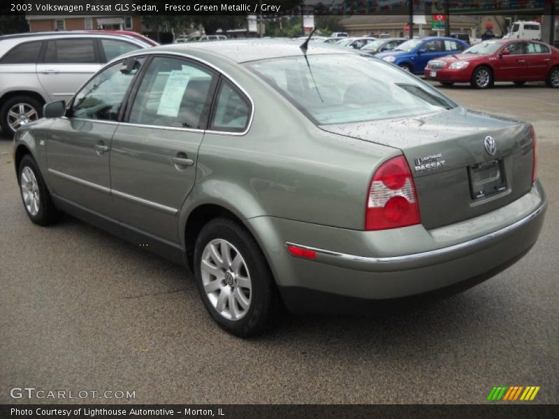 Fresco Green Metallic / Grey 2003 Volkswagen Passat GLS Sedan