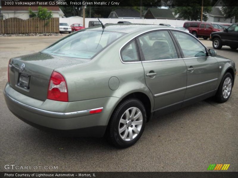 Fresco Green Metallic / Grey 2003 Volkswagen Passat GLS Sedan
