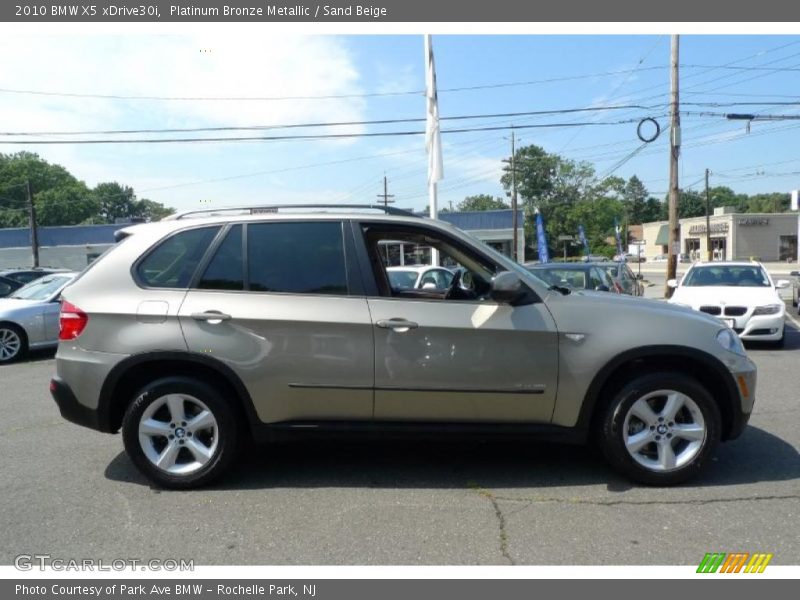 Platinum Bronze Metallic / Sand Beige 2010 BMW X5 xDrive30i