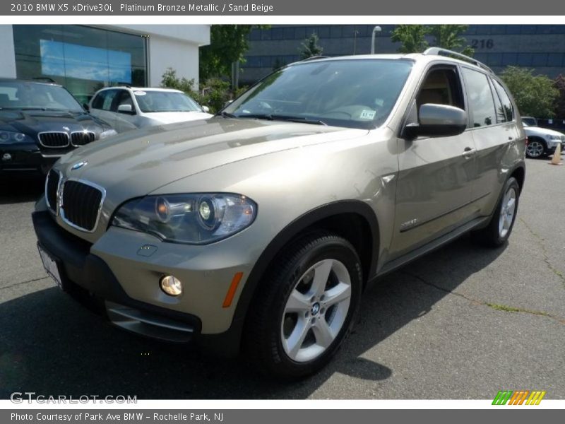 Platinum Bronze Metallic / Sand Beige 2010 BMW X5 xDrive30i