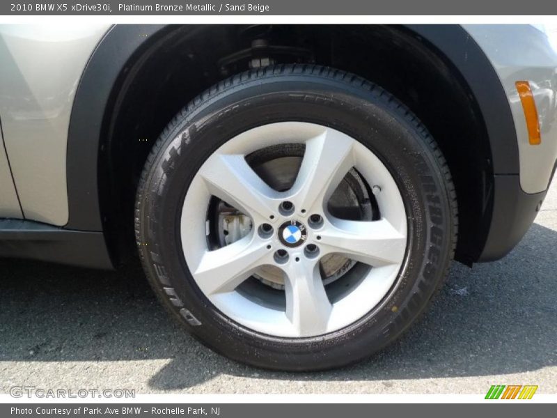 Platinum Bronze Metallic / Sand Beige 2010 BMW X5 xDrive30i