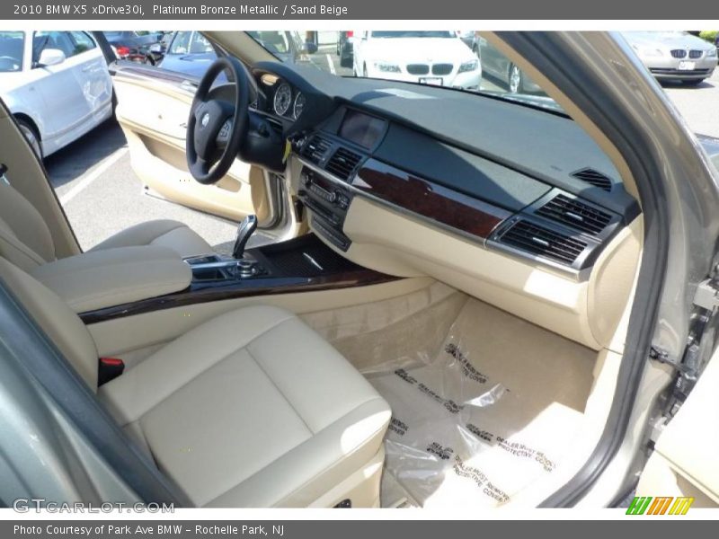 Platinum Bronze Metallic / Sand Beige 2010 BMW X5 xDrive30i