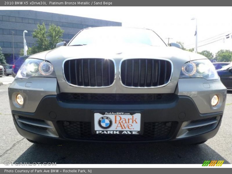 Platinum Bronze Metallic / Sand Beige 2010 BMW X5 xDrive30i