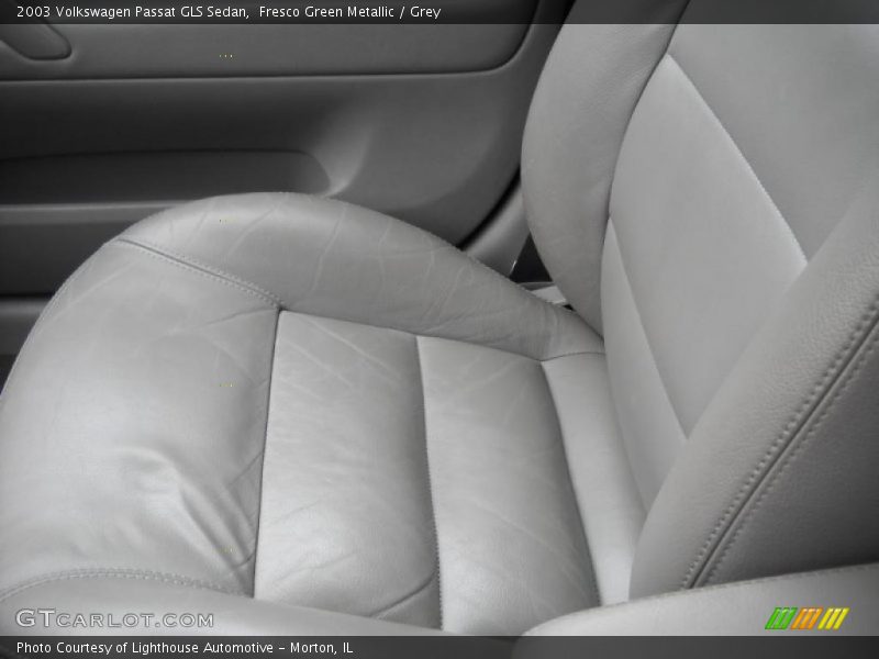 Fresco Green Metallic / Grey 2003 Volkswagen Passat GLS Sedan