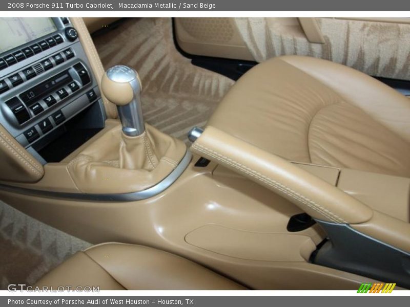 Macadamia Metallic / Sand Beige 2008 Porsche 911 Turbo Cabriolet