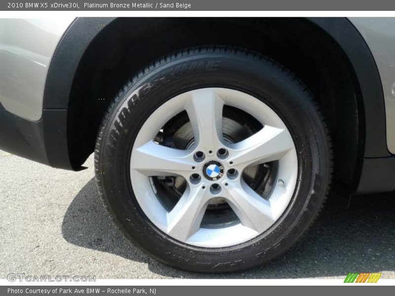 Platinum Bronze Metallic / Sand Beige 2010 BMW X5 xDrive30i