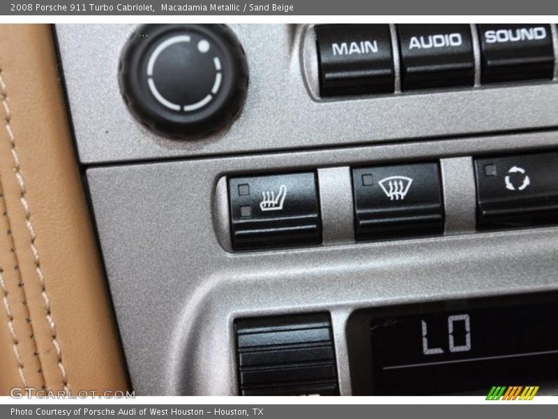 Macadamia Metallic / Sand Beige 2008 Porsche 911 Turbo Cabriolet