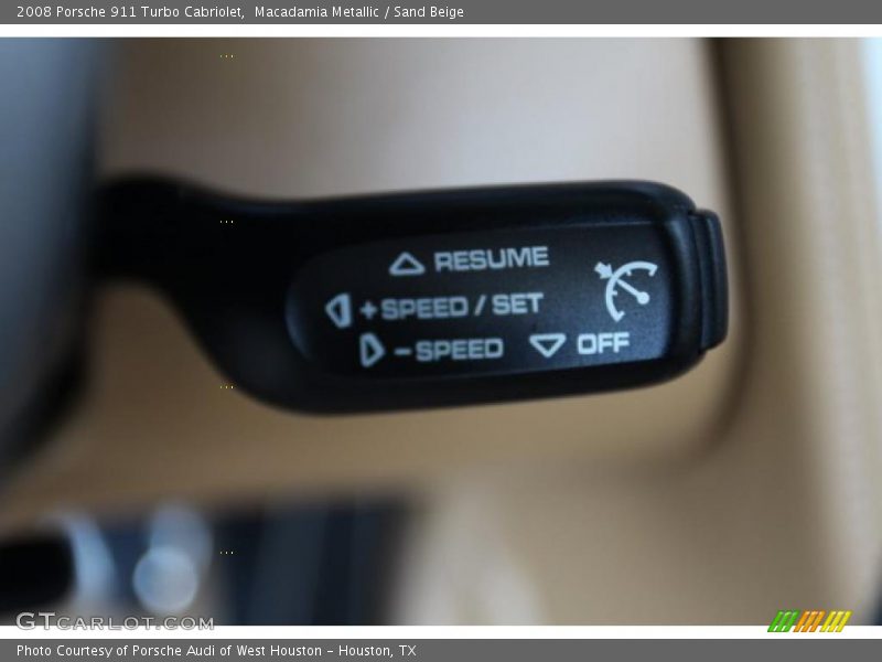 Macadamia Metallic / Sand Beige 2008 Porsche 911 Turbo Cabriolet