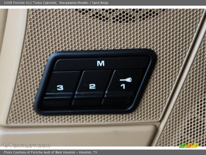 Macadamia Metallic / Sand Beige 2008 Porsche 911 Turbo Cabriolet
