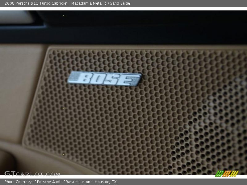 Macadamia Metallic / Sand Beige 2008 Porsche 911 Turbo Cabriolet