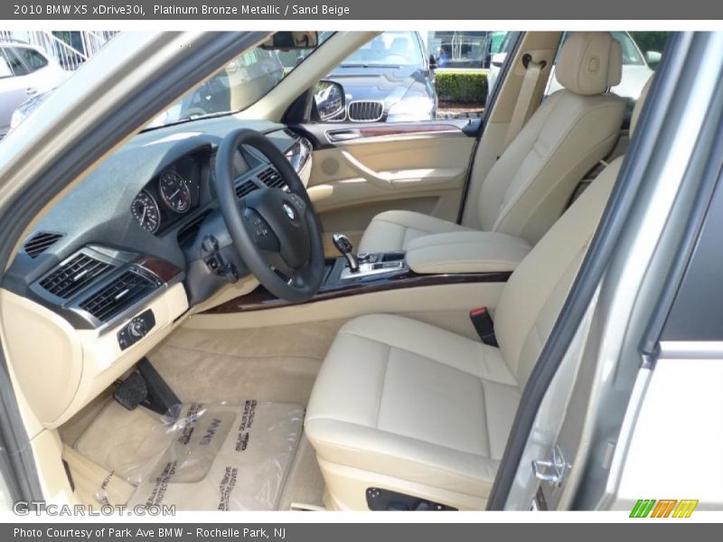Platinum Bronze Metallic / Sand Beige 2010 BMW X5 xDrive30i