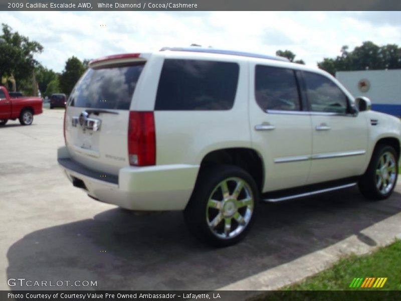 White Diamond / Cocoa/Cashmere 2009 Cadillac Escalade AWD