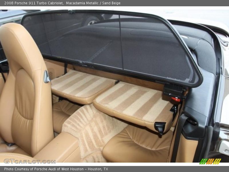 Macadamia Metallic / Sand Beige 2008 Porsche 911 Turbo Cabriolet