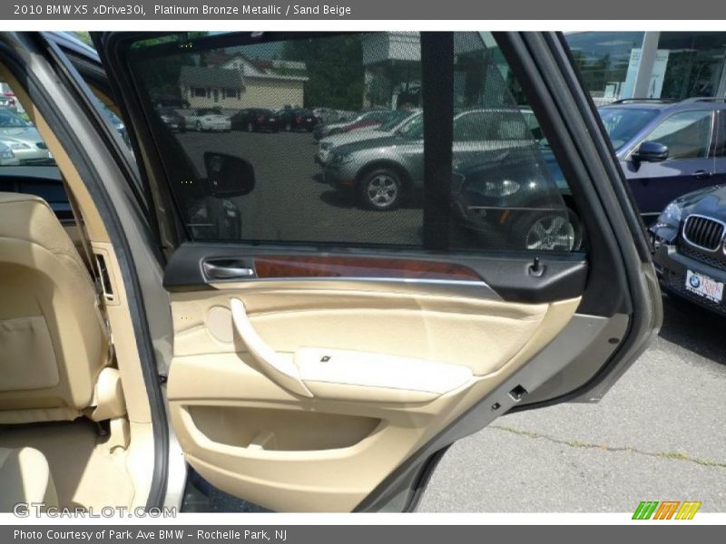Platinum Bronze Metallic / Sand Beige 2010 BMW X5 xDrive30i