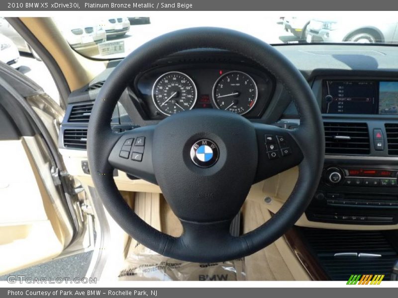 Platinum Bronze Metallic / Sand Beige 2010 BMW X5 xDrive30i