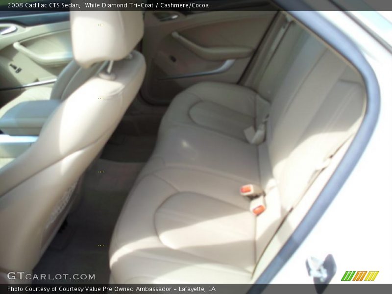 White Diamond Tri-Coat / Cashmere/Cocoa 2008 Cadillac CTS Sedan