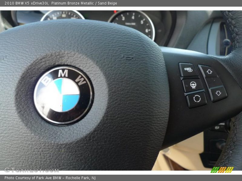 Platinum Bronze Metallic / Sand Beige 2010 BMW X5 xDrive30i
