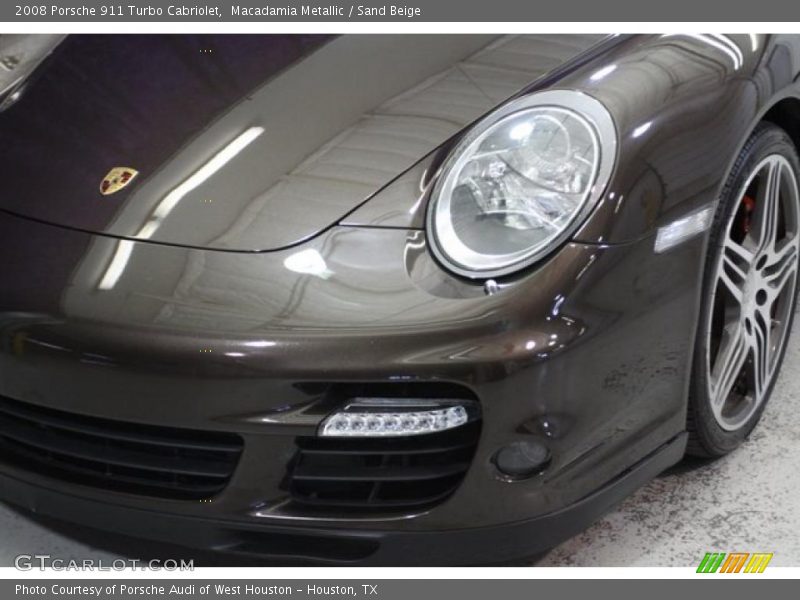 Macadamia Metallic / Sand Beige 2008 Porsche 911 Turbo Cabriolet