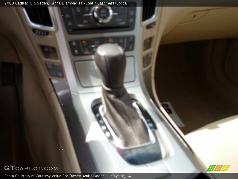 White Diamond Tri-Coat / Cashmere/Cocoa 2008 Cadillac CTS Sedan
