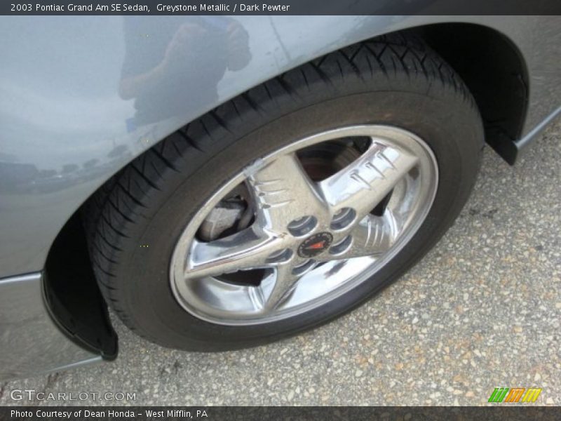 Greystone Metallic / Dark Pewter 2003 Pontiac Grand Am SE Sedan